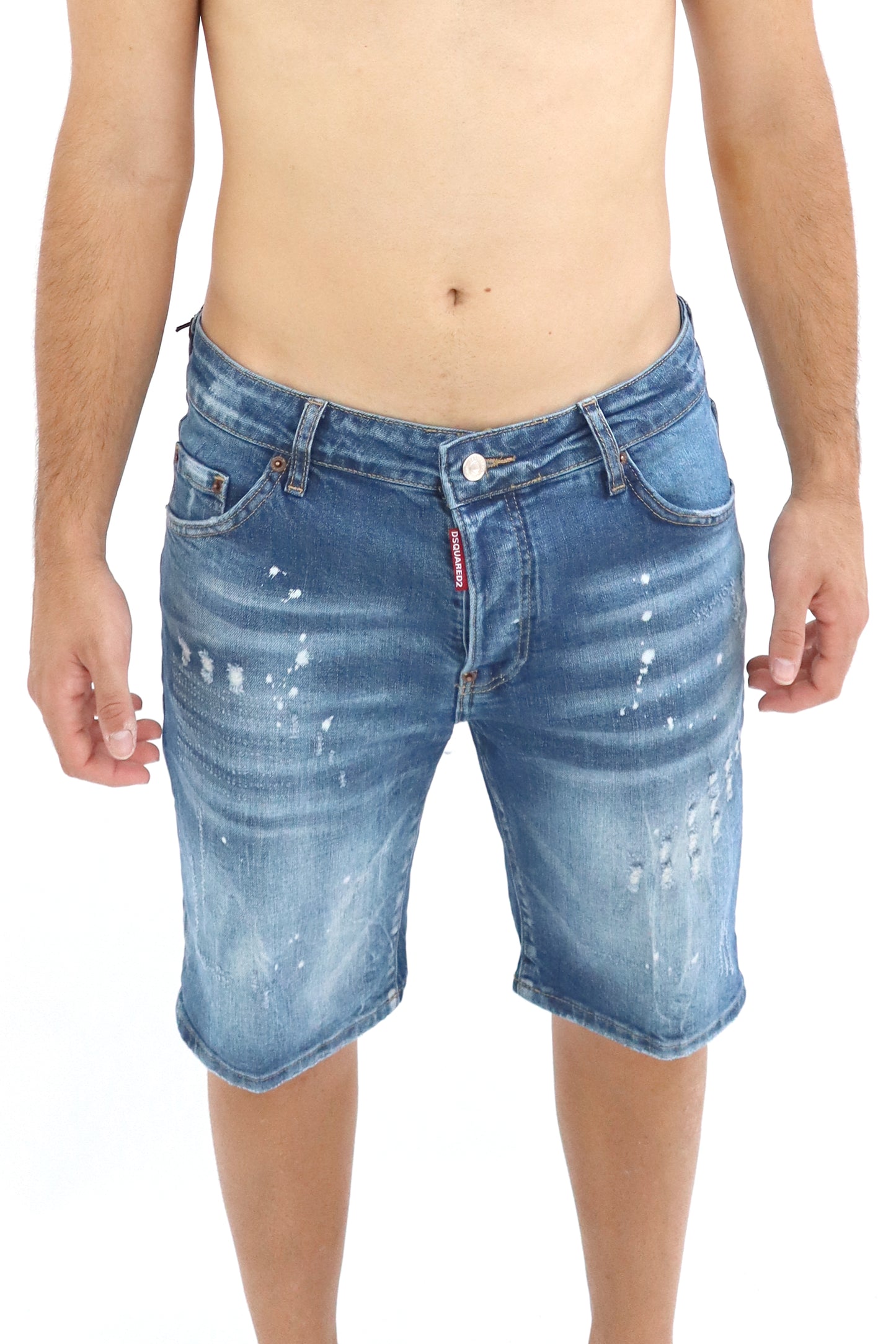 DSQ2 bermuda jeans chiaro
