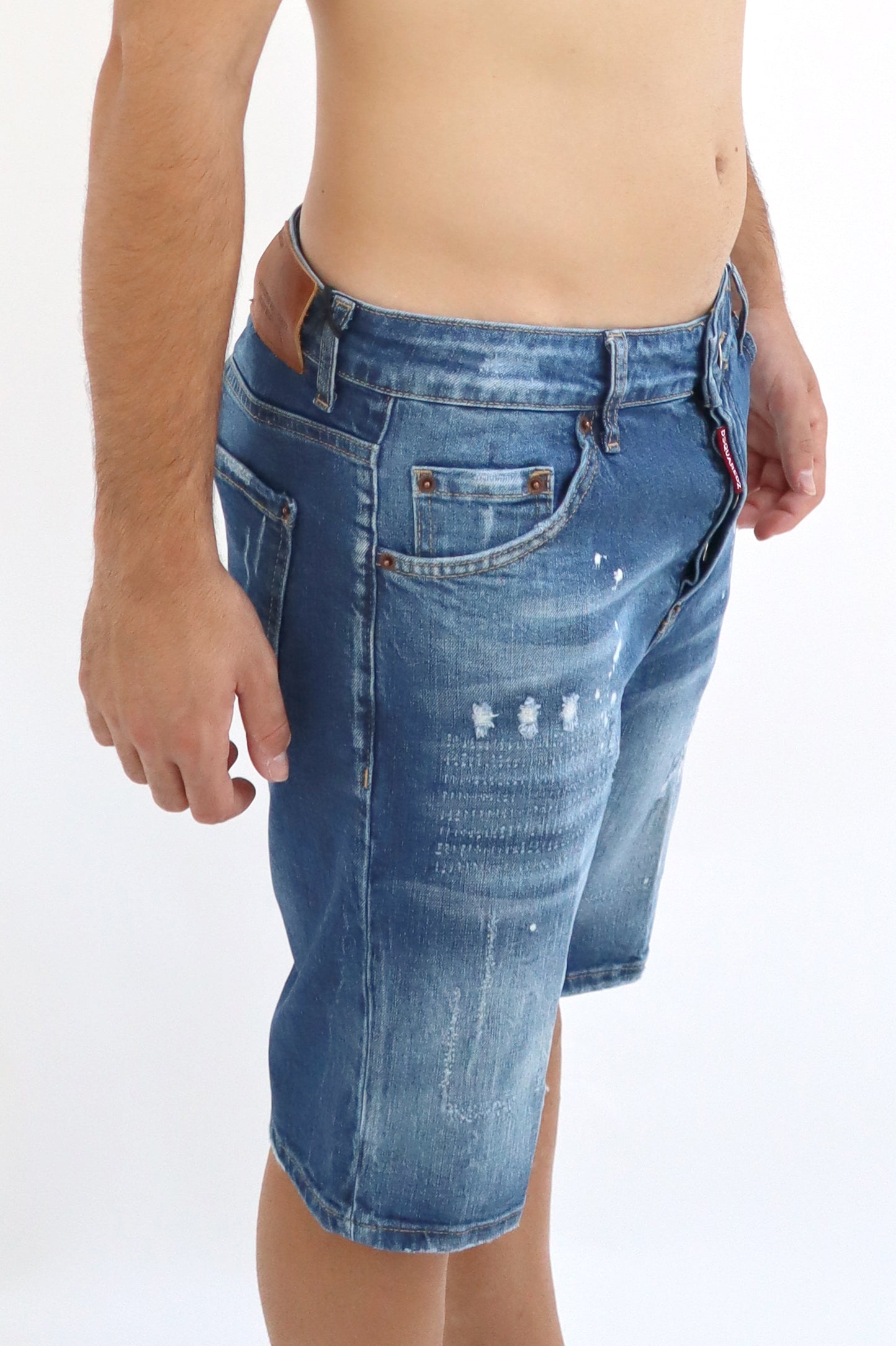 DSQ2 bermuda jeans chiaro