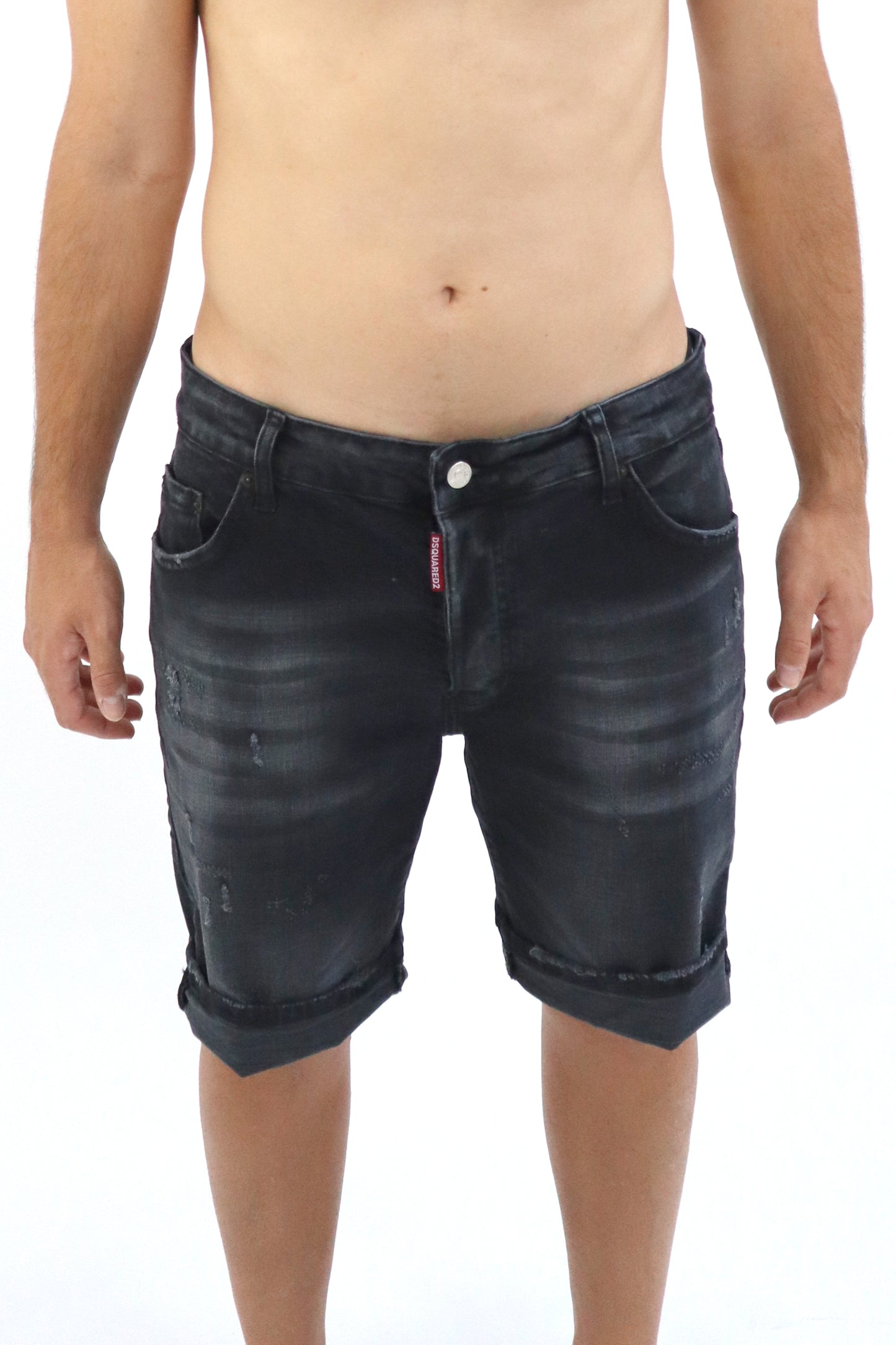 DSQ2 bermuda jeans scuro