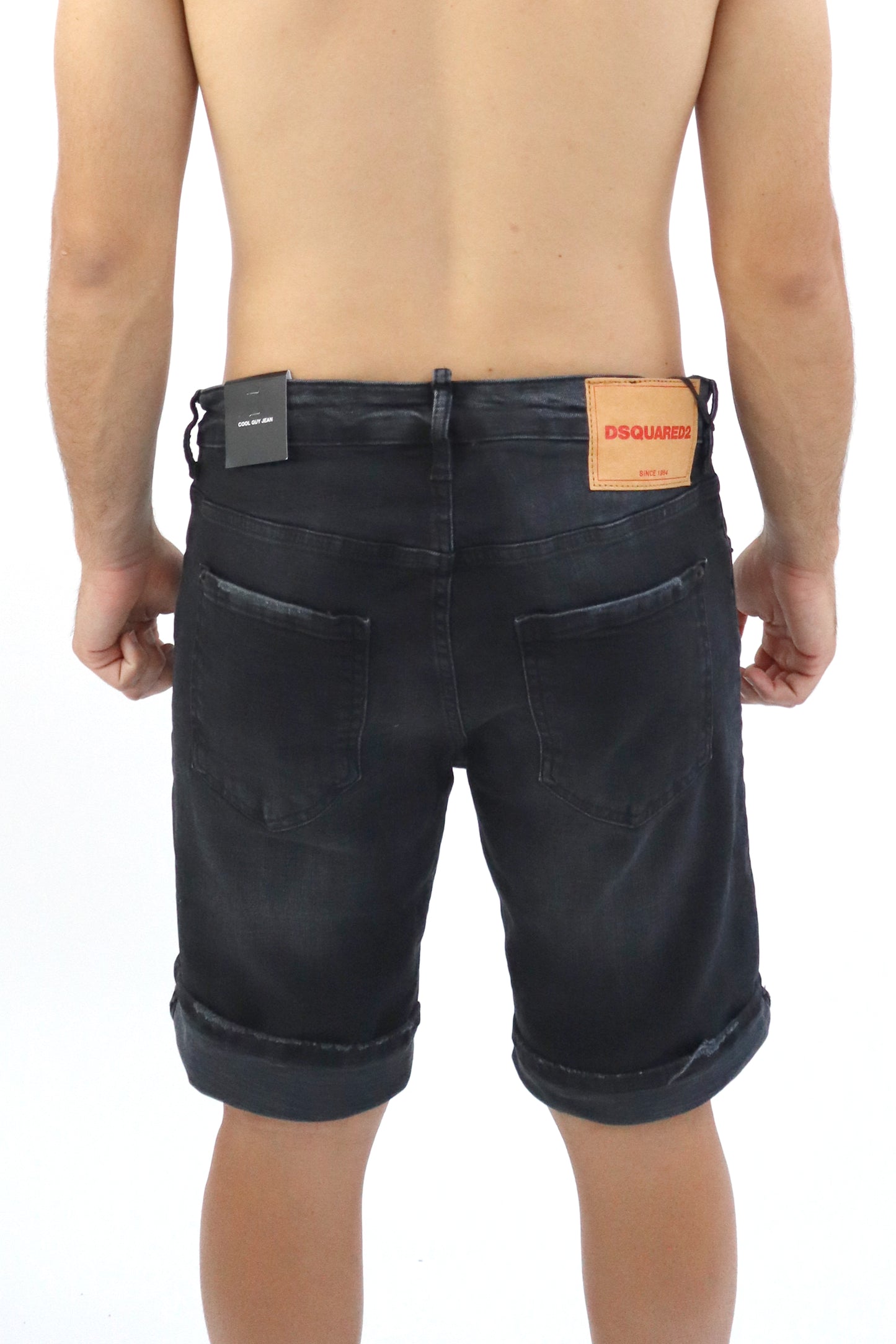 DSQ2 bermuda jeans scuro