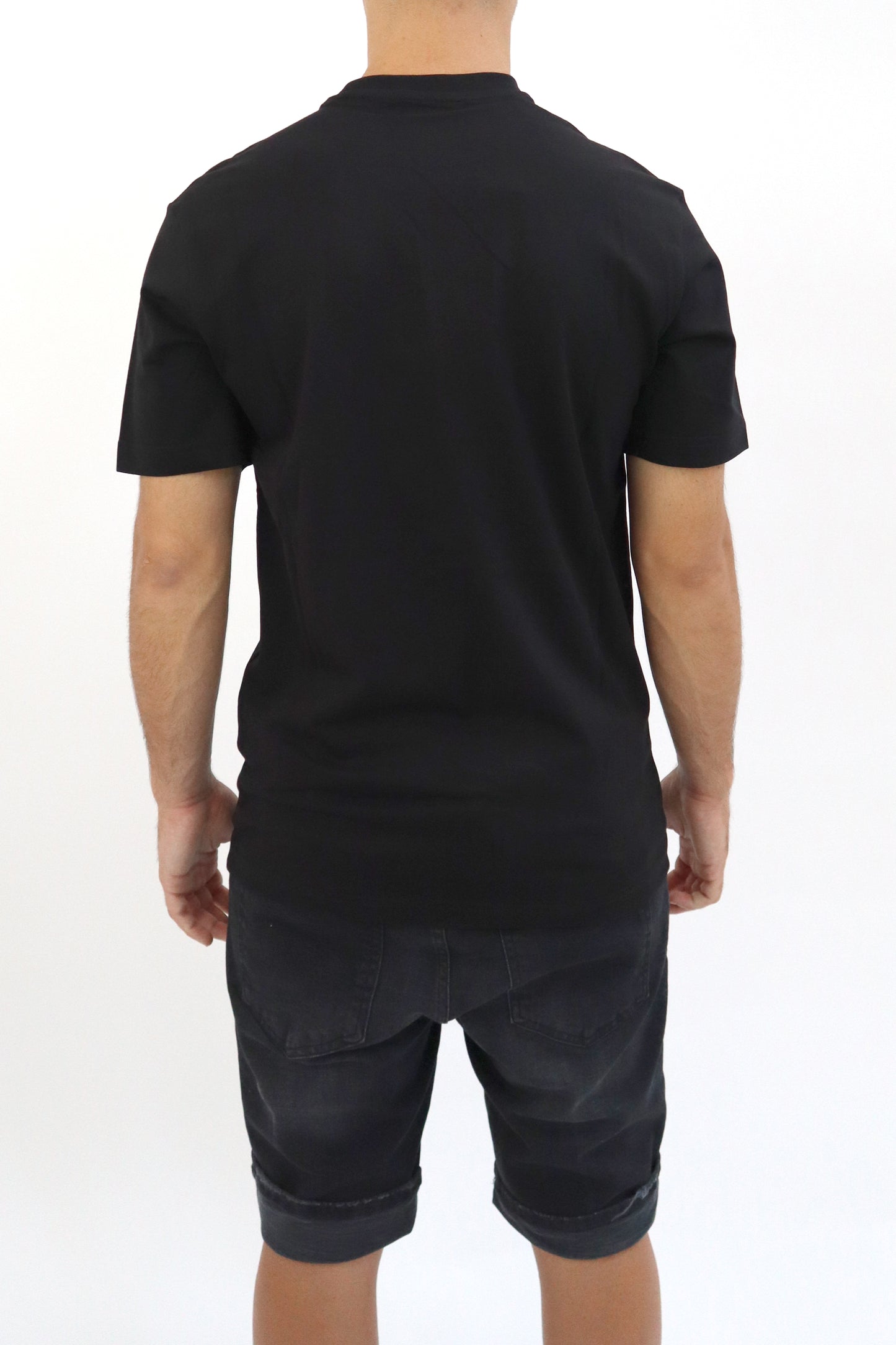 GUCCI T-Shirt interlocking G in jersey nero