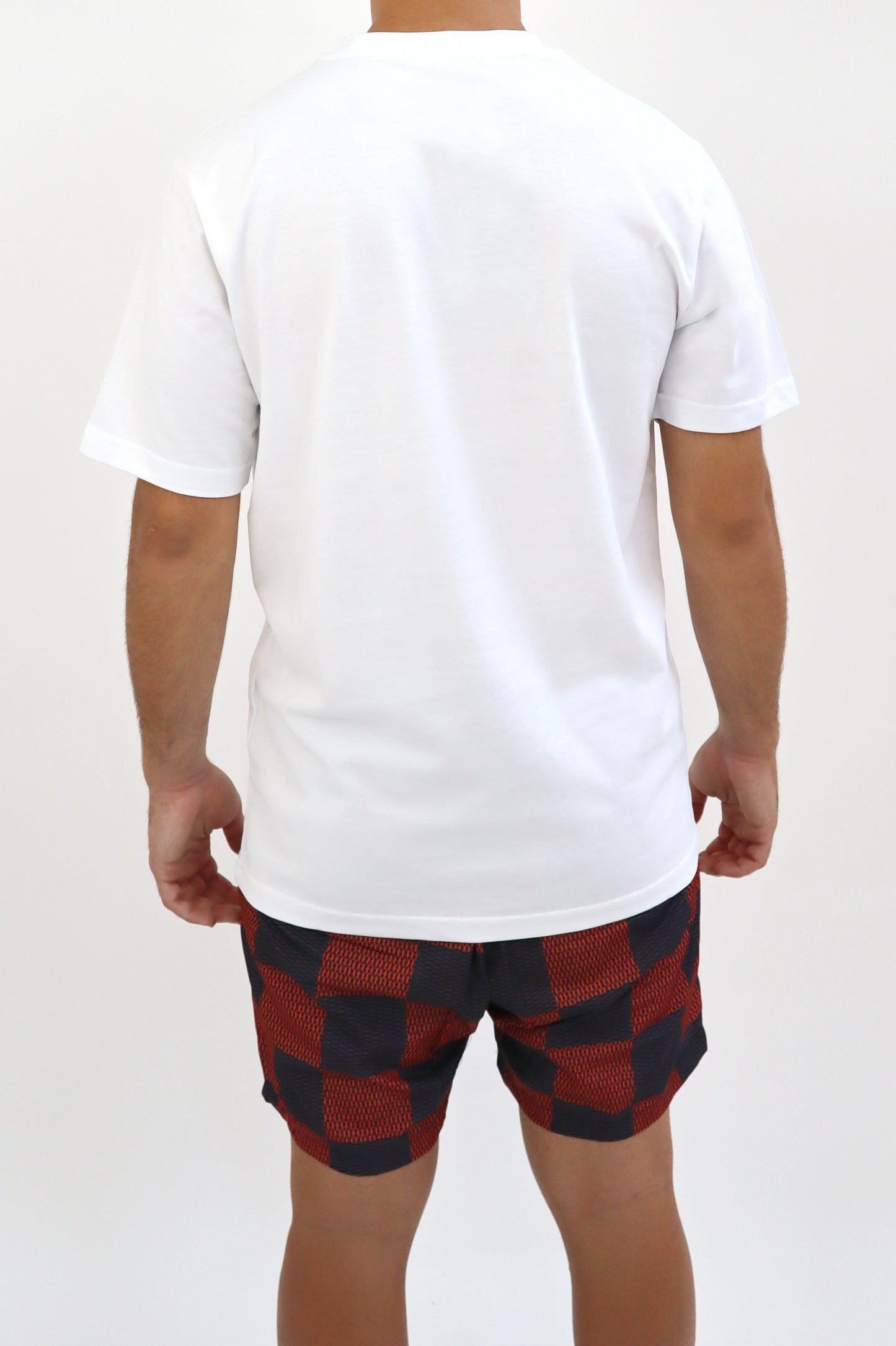 LV T-Shirt logo collo bianca