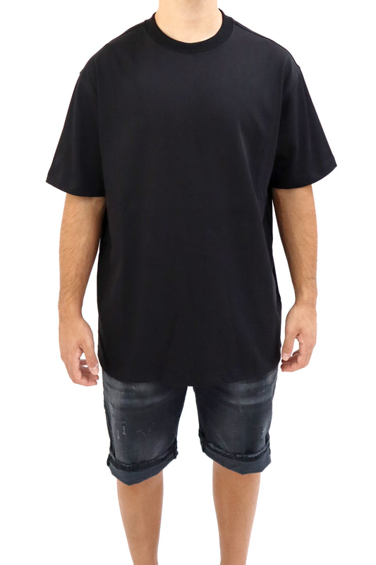 BALENCIAGA T-Shirt nera con logo retro