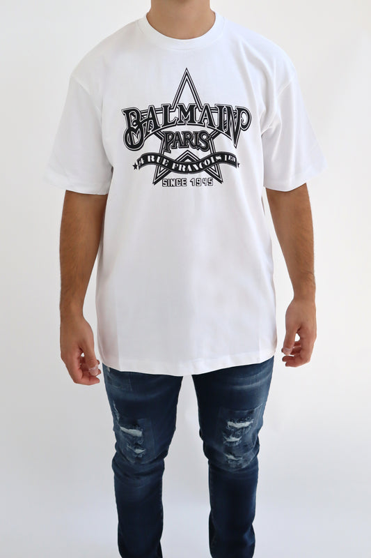 BALMAIN T-Shirt bianca
